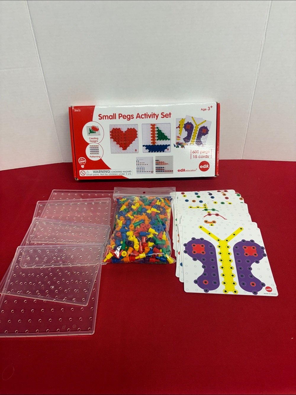 EDX Education 39472 Small ­Pegs Activity Set
